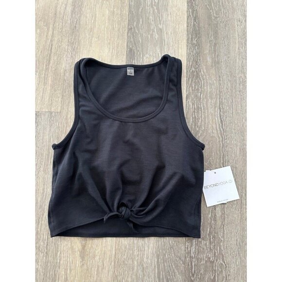 BeyondYoga Heather Rib‎ Favorite Lounge Cropped Tank size Small - Picture 1 of 3